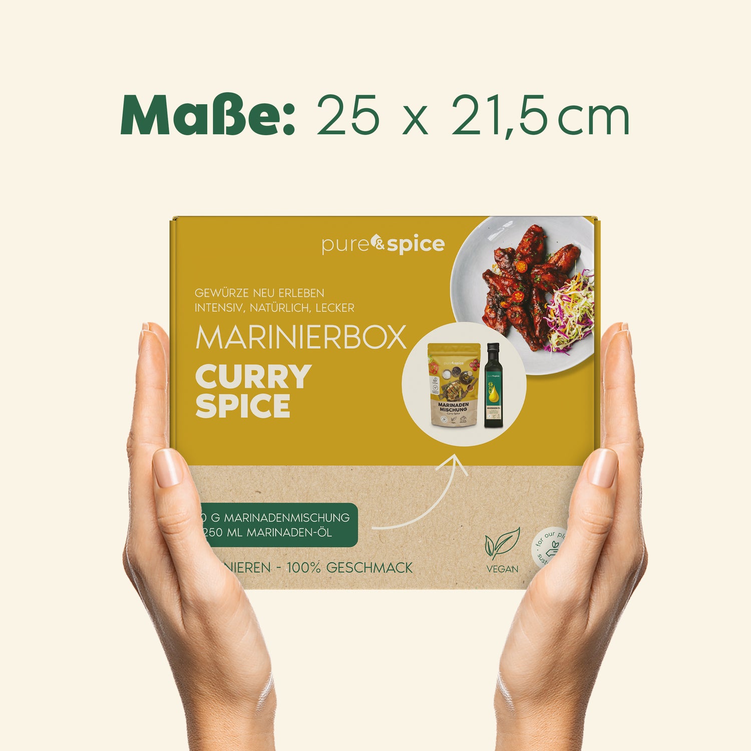 Marinaden Set Curry Spice von pure & spice