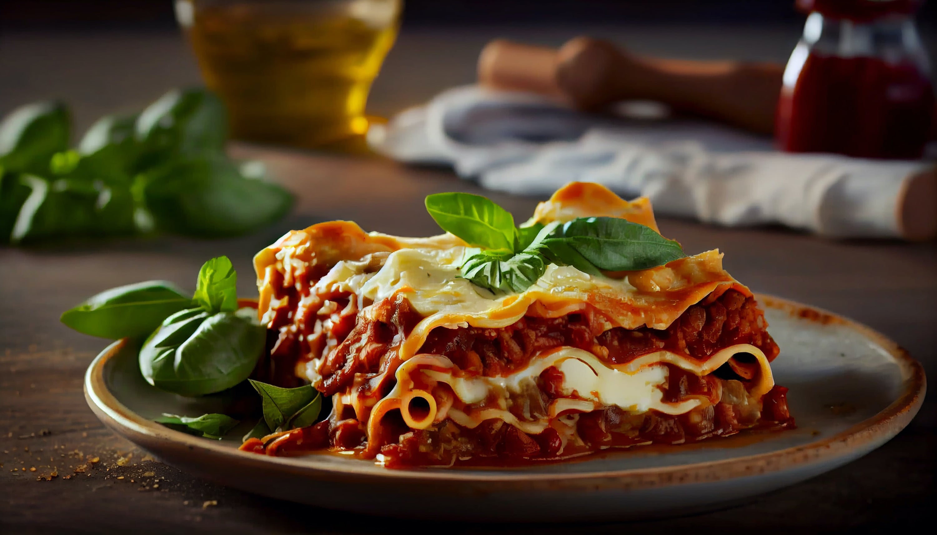 Klassische Lasagne ️ Genuss durch und durch