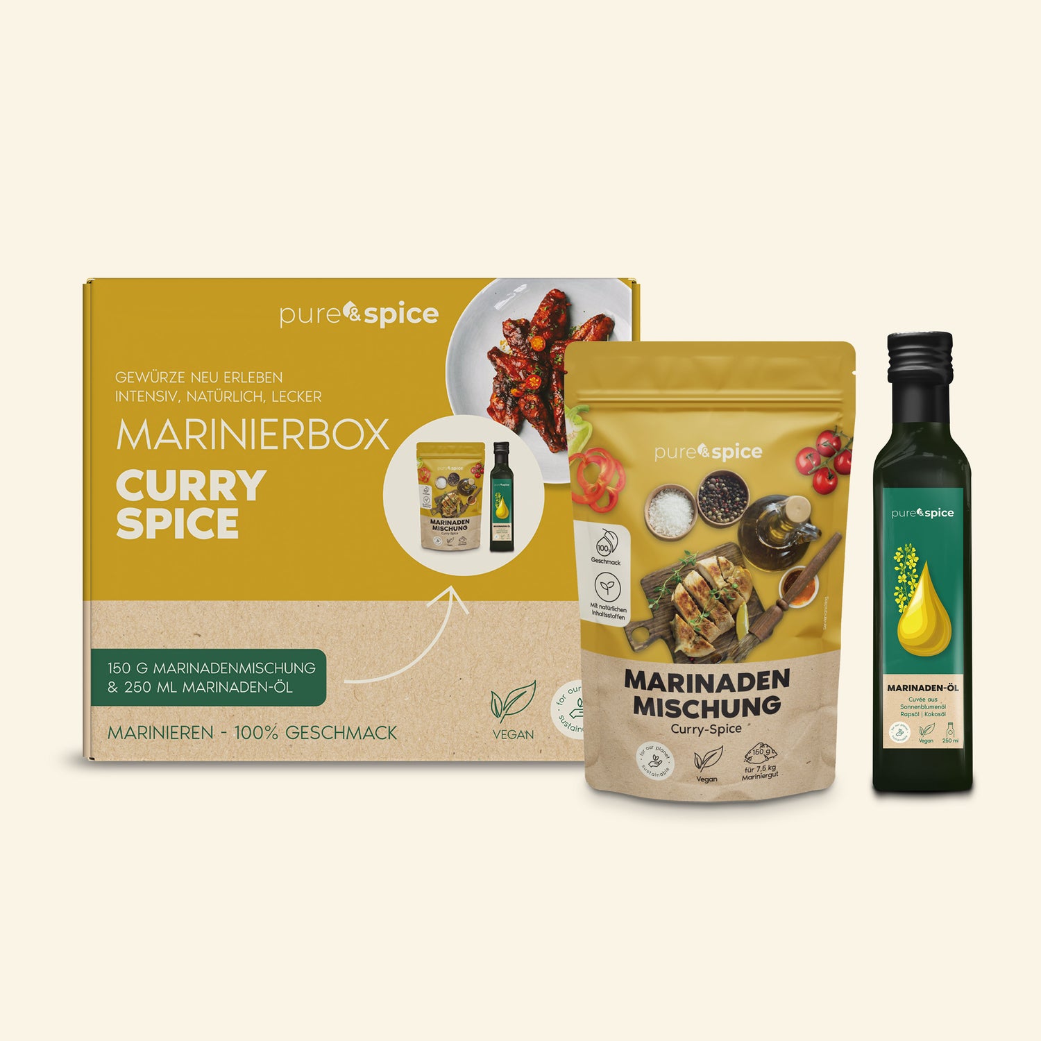 Curry-Spice Marinierbox von pure &amp; spice